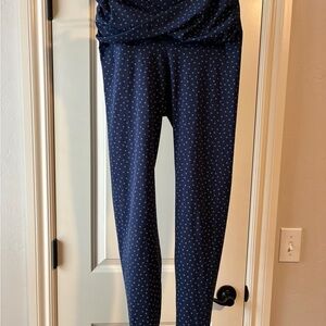 Nike Navy Polka Dot Leggings